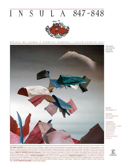 Title details for Misceláneo (Ínsula n° 847-848, julio/agosto 2017) by AA. VV. - Available